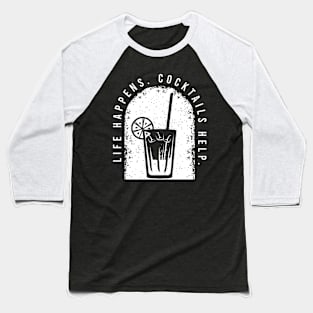 Drinking Gifts and Party Costumes for a Lover of Cocktails Baseball T-Shirt